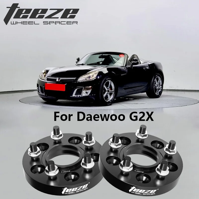 2/4PCS For Daewoo G2X Flange Plate T6-7075 Wheel Spacers Aluminum Hub widened Adapter