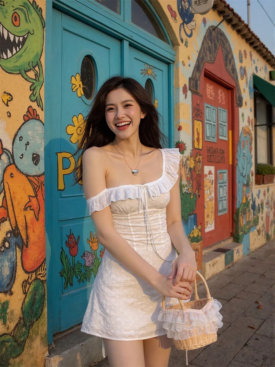 فستان نسائي أصفر على شكل حرف a صيفي قصير بأكمام طويلة ورقبة عالية وياقة مدورة محبوك قابل للتمدد مناسب للمكتب للسيدات احترافي #4