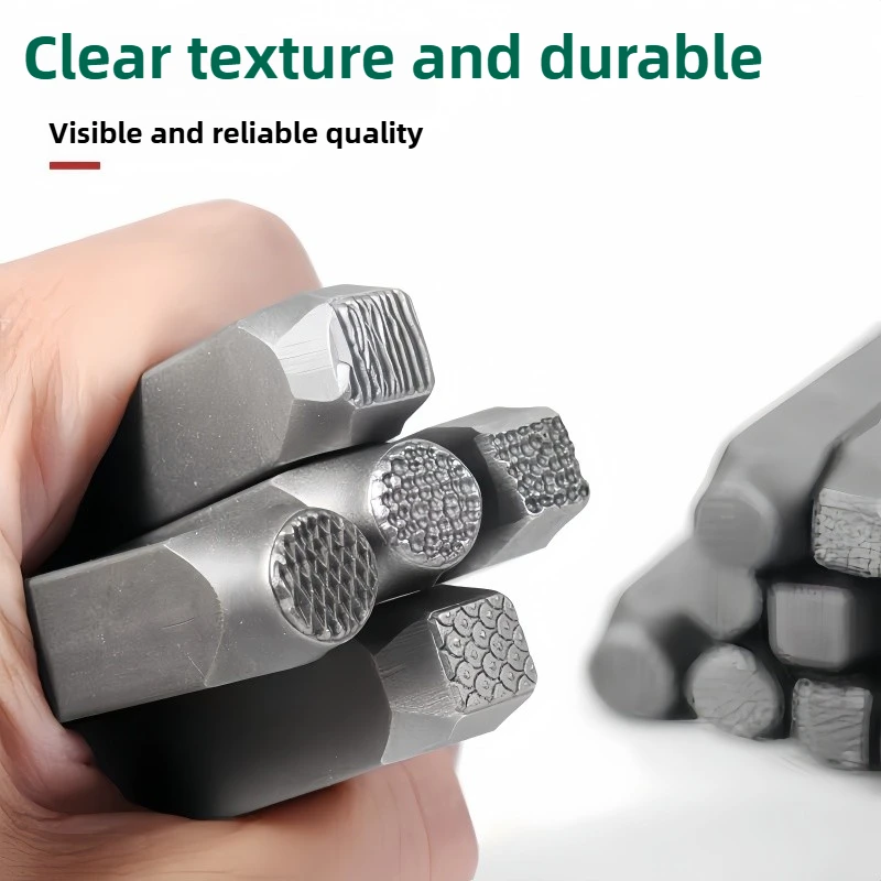 Jewelry DIY Chasing Tools - Textured Engraving Chisels for Gold/Silver Rings & Bracelets | Water Wave & Grain Patterns