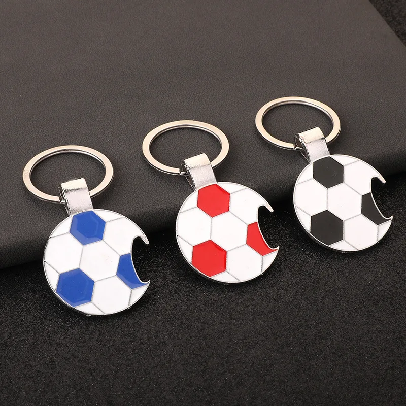 2024 Creative Football Sports Shoes Keychain Personalized Metal Football Team Small Gifts Practical Gifts Car Parts Wholesale