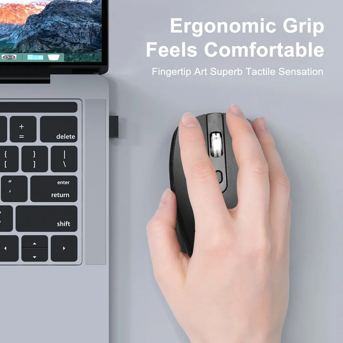 Batteria per mouse wireless Mouse per computer da gioco wireless USB da 2,4 Gh con ricevitore nano per PC portatile Windows