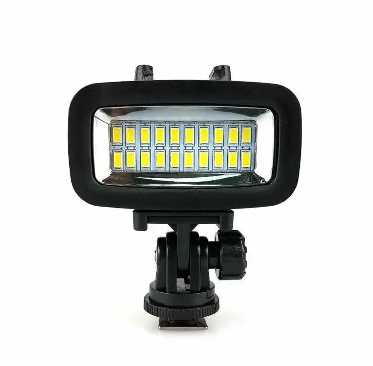 Suptig Waterproof LED light Underwater Light Diving+Battery For Gopro Hero 8 7 6 54 SJCAM SJ5000 Xiaomi yi Light Lamp Flashlight