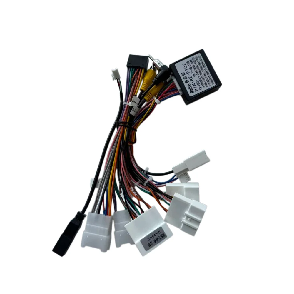 Car Android 16 PIN Power Cable Canbus FT-RZ-02 For Toyota Corolla Auris RAV4 Hilux Kluger Fortuner Highlander Stereo Harness