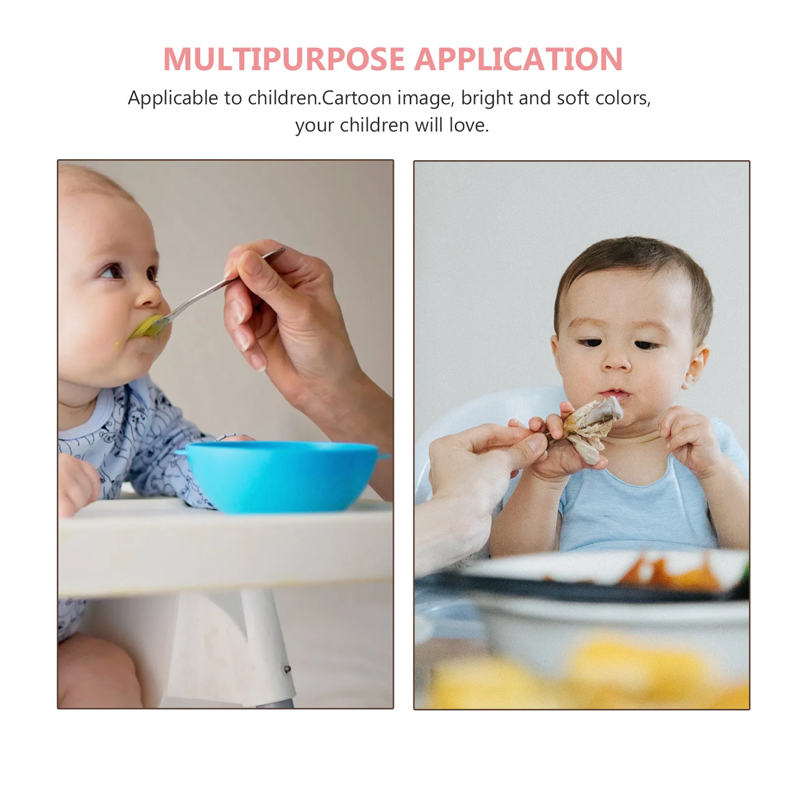 

Kids Silicone Feeding Bowl Cartoon Design Easy Clean Microwave Freezer Safe Suction Baby Dinner Bowl Kindergarten Use Dining