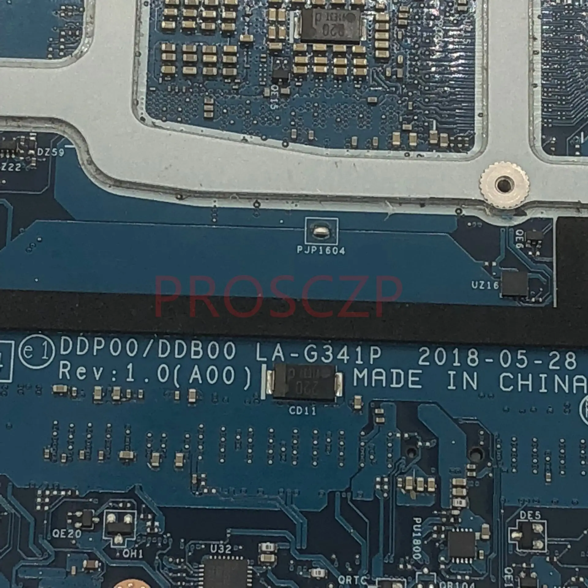 CN-02FC04 02FC04 2FC04 เมนบอร์ดสําหรับDELL XPS 9570 5530 M5530 แล็ปท็อปเมนบอร์ดSR3Z0 I5-8300H CPU LA-G341P 100% ทดสอบOK