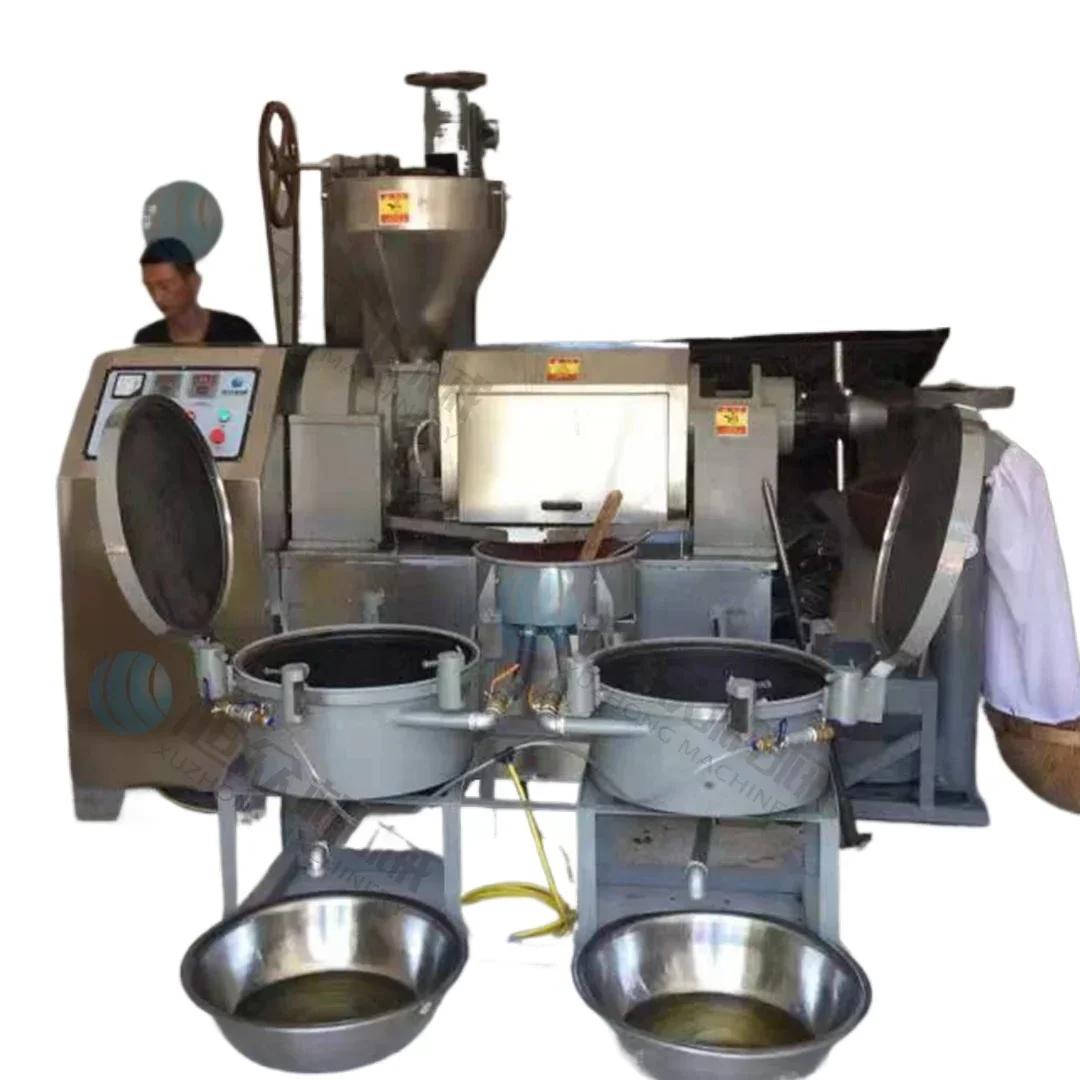 LL Automatic Commercial Rapeseed Peanut Oil Press Multifunctional Soybean Walnut Large Spiral Oil Press Machine