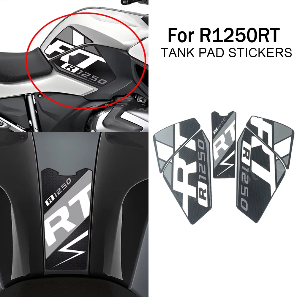 

New Motorcycle Side Gas Knee Grip Stickers Fuel Tank Pad Protector Anti-slip Sticker For BMW R1250RT R 1250 RT R1250 RT