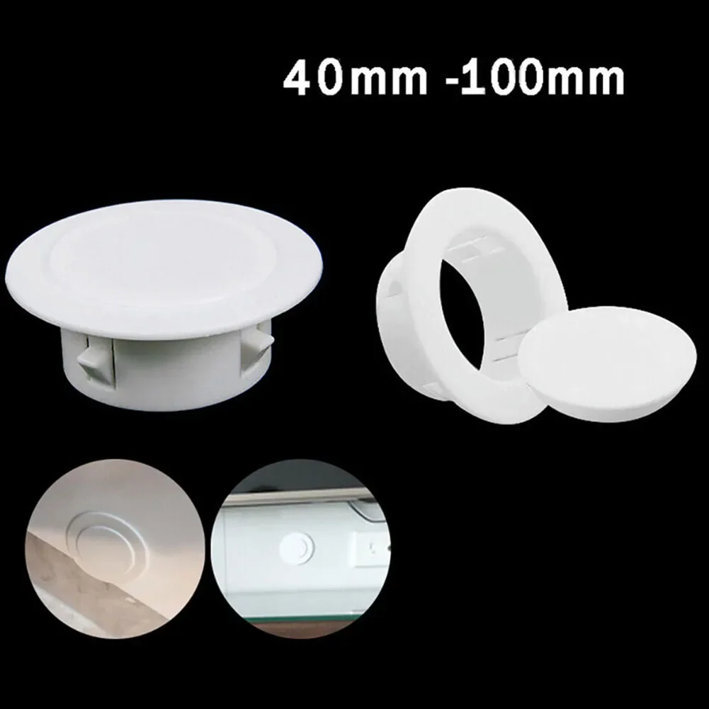 Wall Vents Decor Cap Vents Protecter Plastic Plug For Profile Pipe Wall Cable Cover Screw Hole Covers Home Hardware Acces