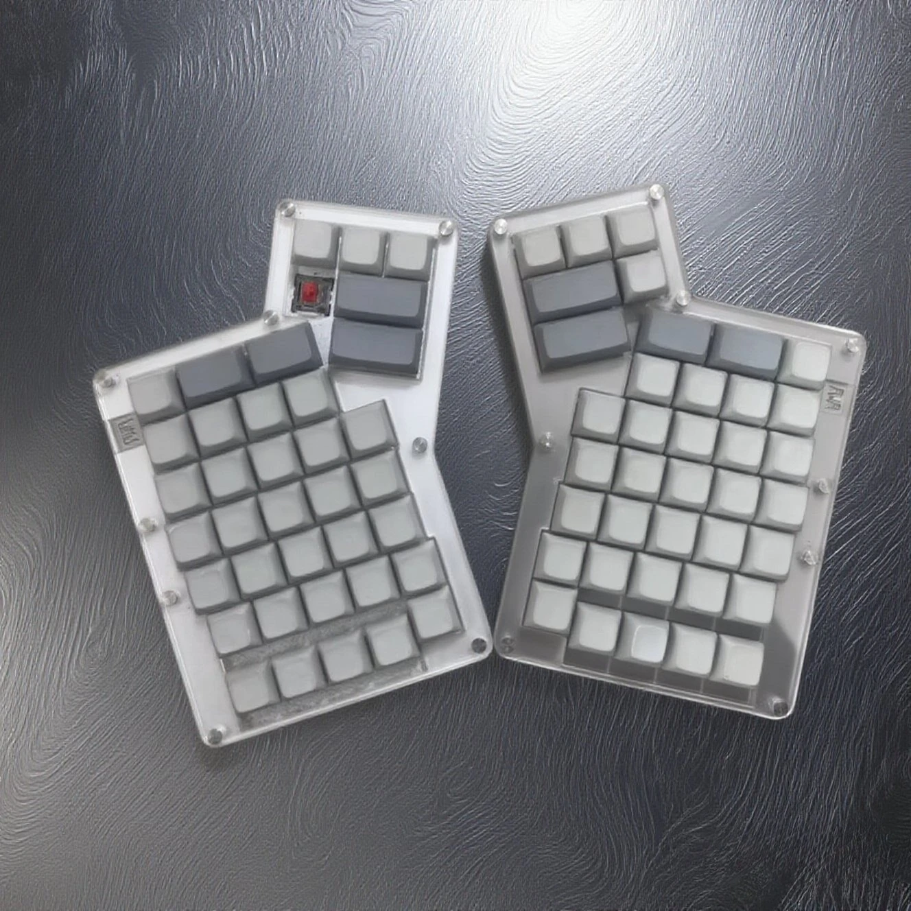 Ergodox Split Keyboard Customized Hot Swap Wired RGB Ergonomics Mechanical Split Keyboard E-sports Gaming Office Keyboard Gift