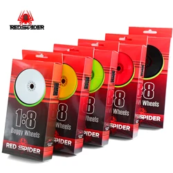 RED SPIDER 4Pcs 1/8 4WD Nitro Off Road Tires Wheel Rims 17mm Hex for 1:8 Scale RC Car HSP HPI Kyosho ZD Hongnuo Redcat Traxxas