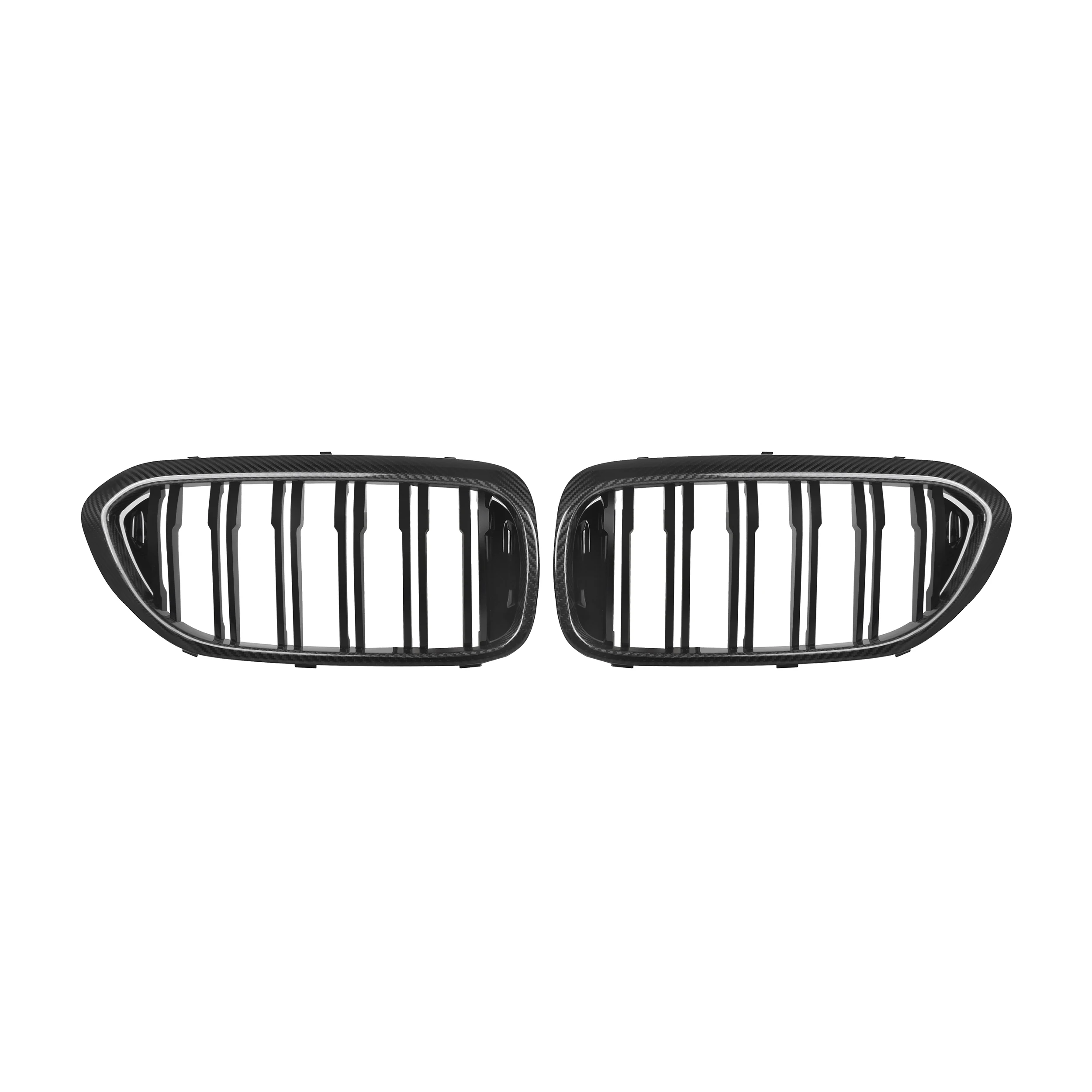 

per Grill G30 F90 Grill G30 Dry Carbon Fiber Dual Slat Car Grills for G30 F90 520i 530i 535i 540i M Sport 2017-2020custom