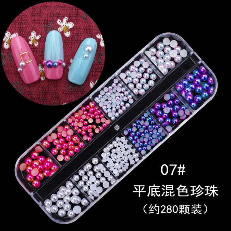 3D Nail Crystal Rhinestone Glitter Metal Diamond Sequin Manicure Nail Art Art Deco Nail Art Jewelry