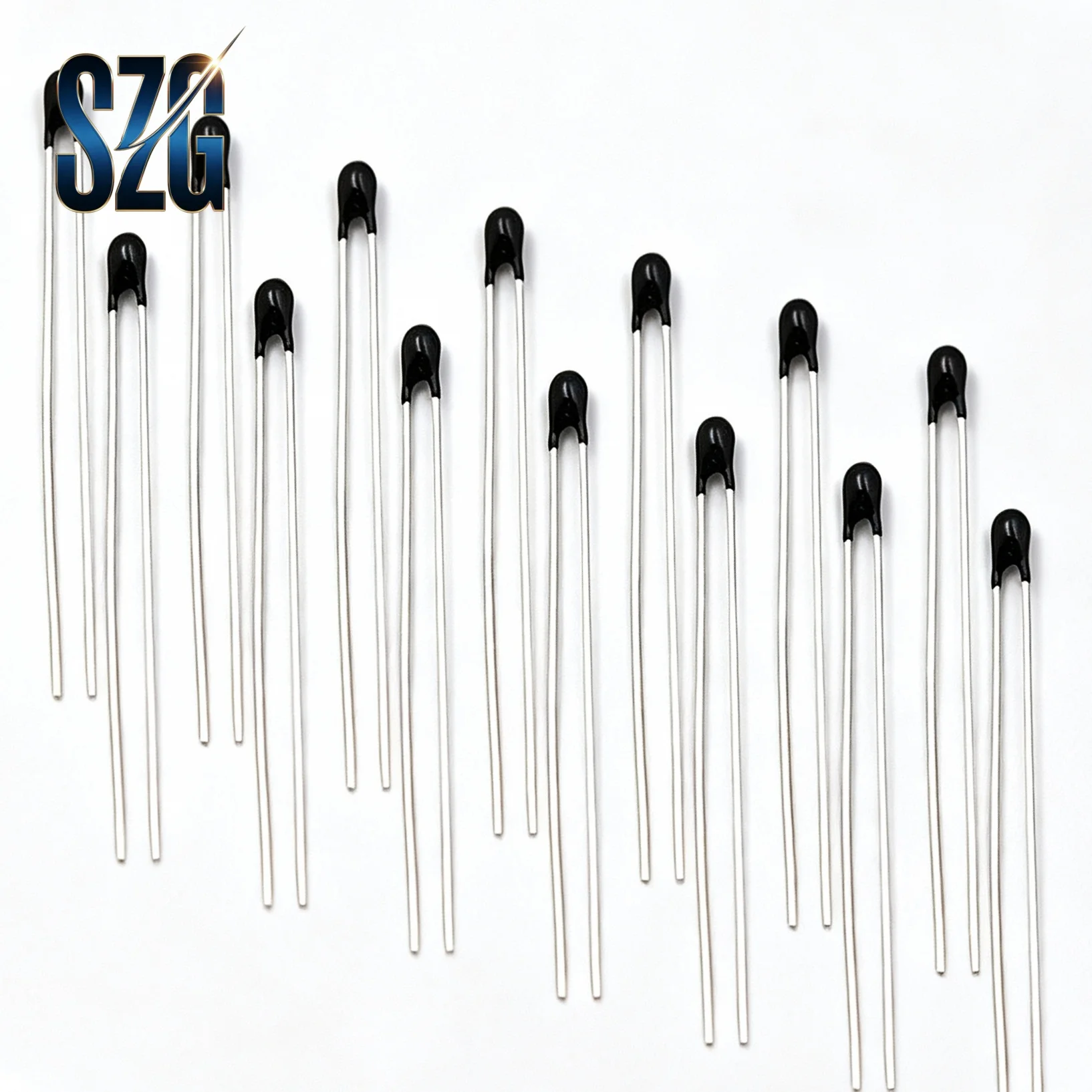 Lote de 10 Termistores NTC, Resistor Térmico MF52 NTC-MF52AT 1 2 3 4.7 5 6.8 10 20 47 50 100K 200k 1% 3950B para Arduino DIY KIT
