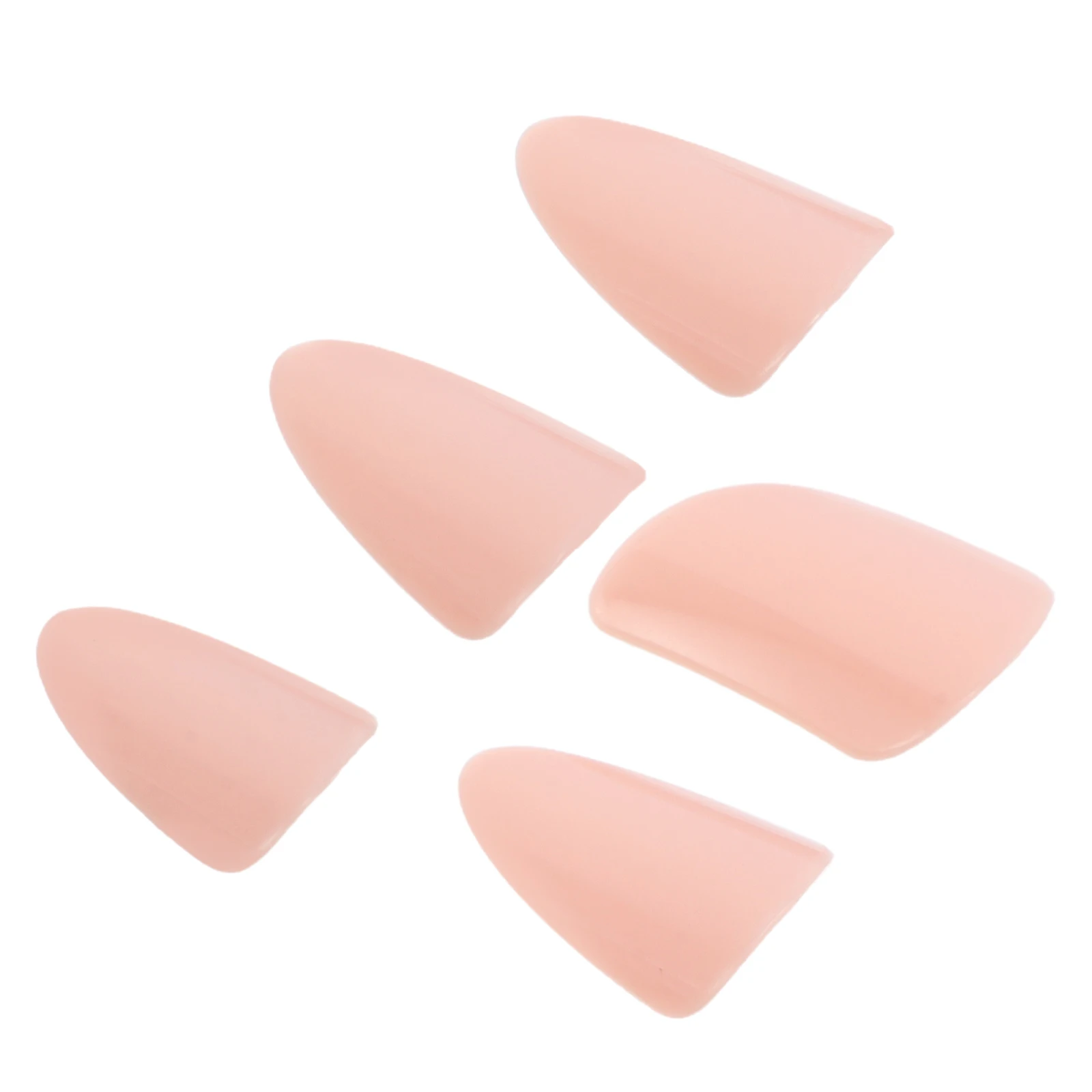 

Pipa Nails 1 Set Pink Nylon Medium Size False Nails Beginner Kids Adult Zither Accessories Fake Nail Kit Musical Covers