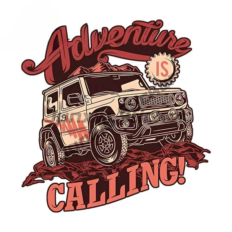 

For Adventure Is Calling Off Road Car Stickers Waterproof Car Accessories Decals Creative Scratch-Proof
