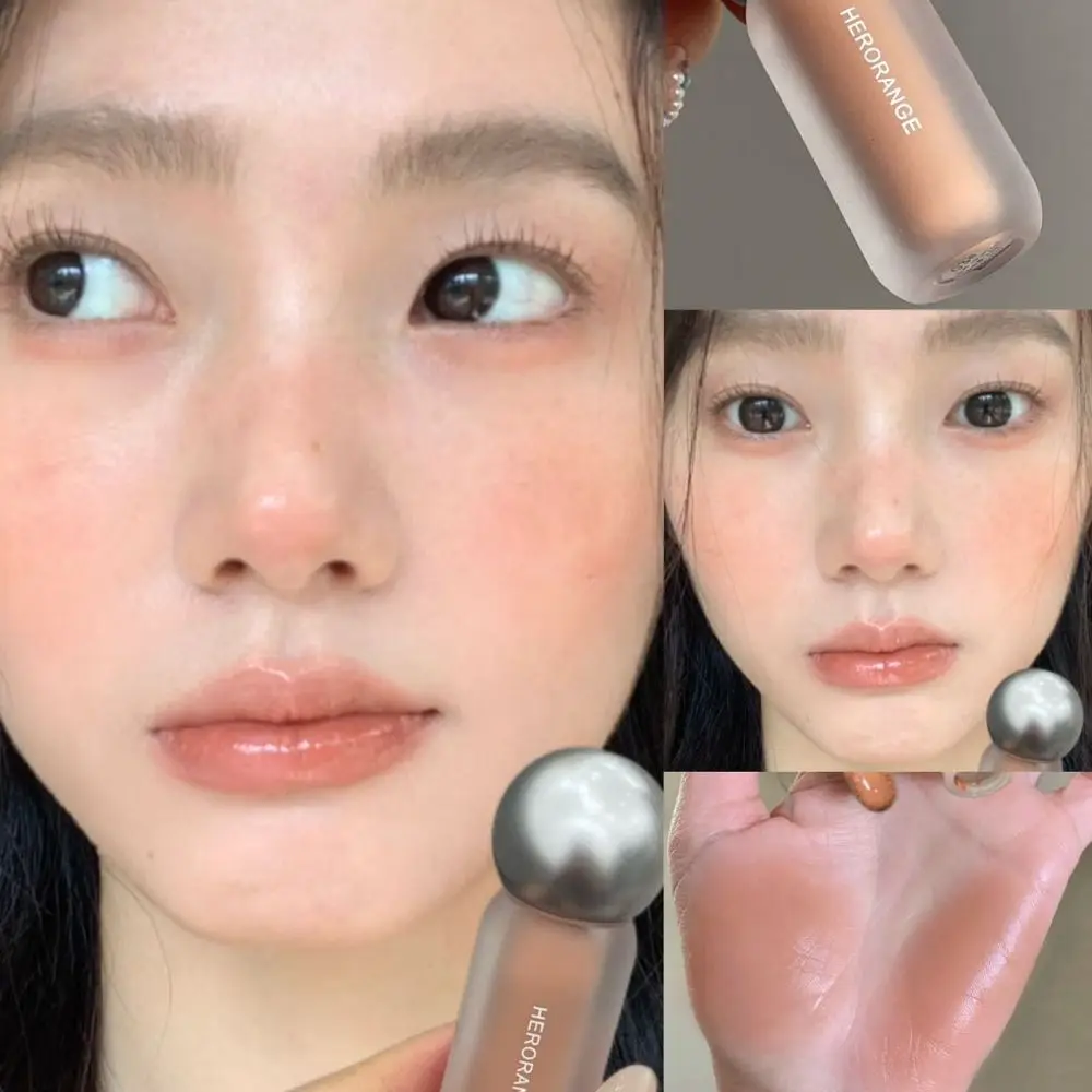 New Brightening Liquid Blusher Moisturizing Rouge Juice Liquid Blush Water Light Long Lasting Blush Stick Cosmetics