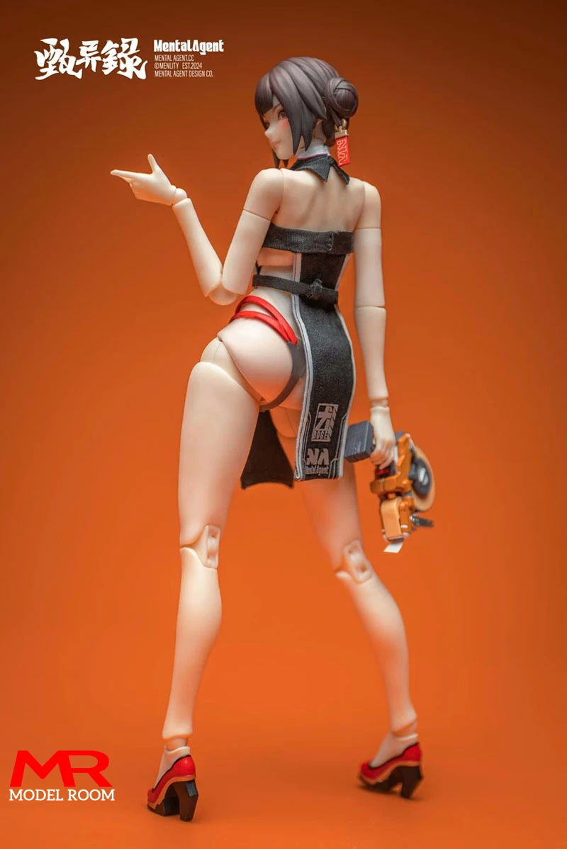 2025 Q1 MENTAL AGENT MAZ-01 1/10 Lin Fengjiao Action Figure 18cm Cheongsam Girl Figurine Model Full Set Collectible Toy