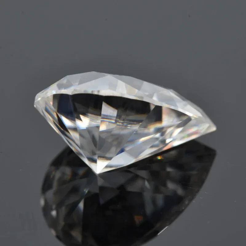 Moissanite Pear Cut D สี VVS1 สําหรับ Diy ขั้นสูงเครื่องประดับแหวนต่างหูทํา Pass Diamond Test พร้อมใบรับรอง GRA