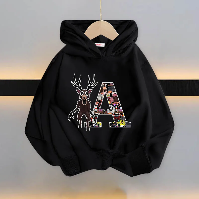 

99 Nights in The Forest Children Hoodie Autumn Winter Windproof Cold Proof Warm Clothes Cartoon Anime Printed Top Birthday Gift
