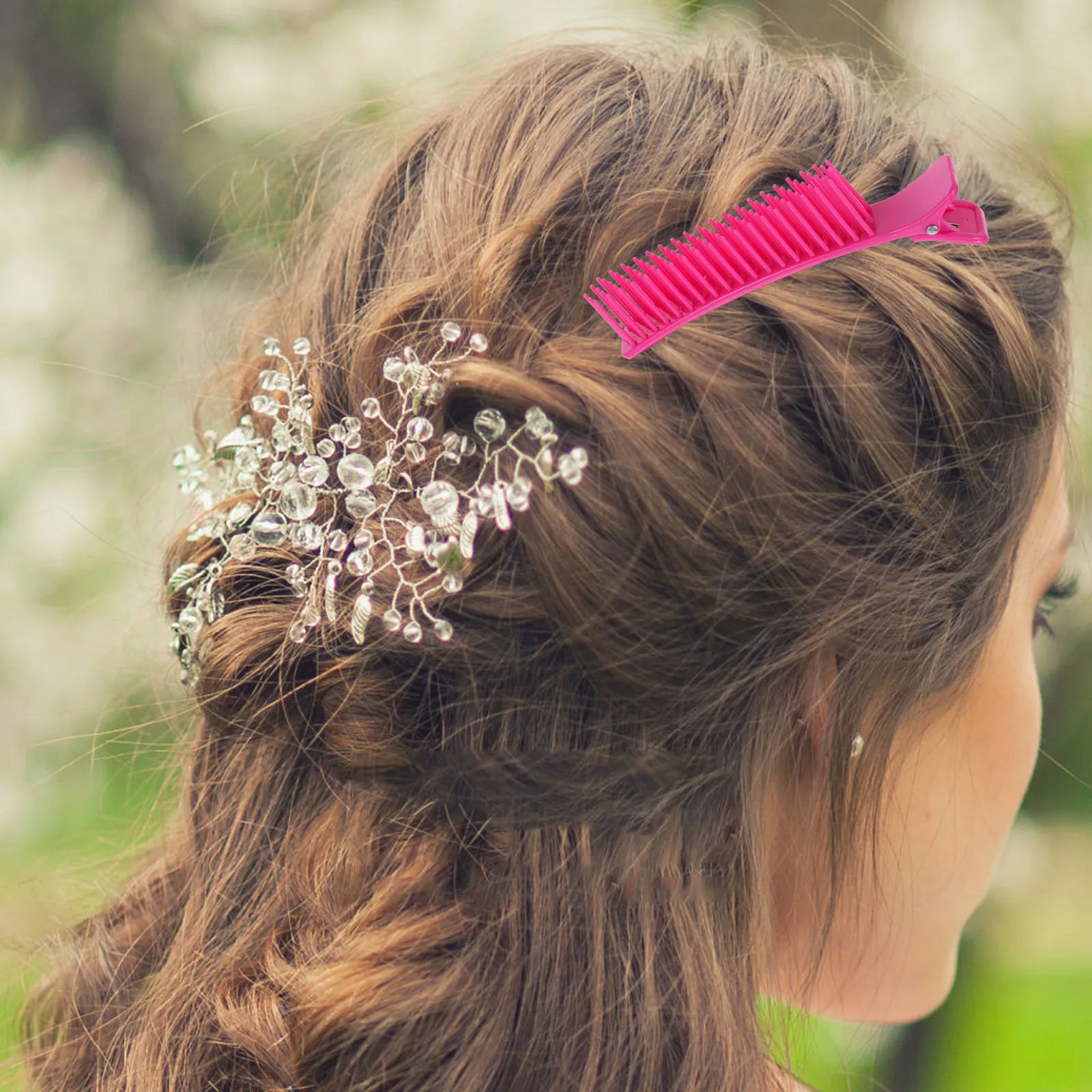 

Sectioning Hair Clips Salon Bang Clip Lightweight Hairdressing Clamp Styling Cutting Fine Travel Home Use Durable Safe