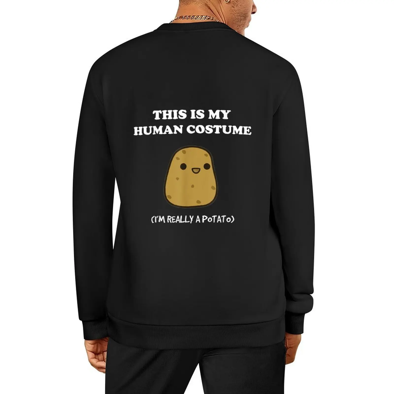 

Funny Potato Gift This Is My Human Costume Potato Pullover anime clothing korean clothes winter clothes aesthetic sweatshirts