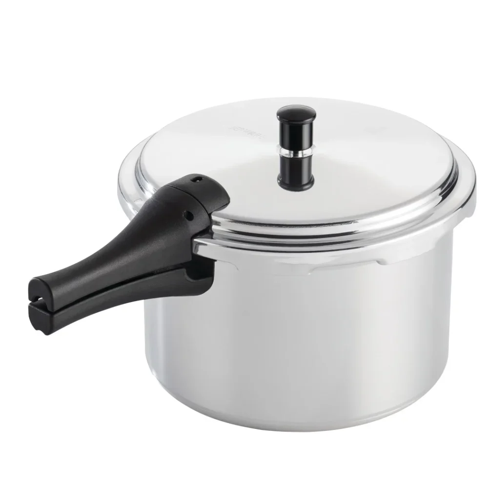 

8 Qt Cookware Aluminum Pressure Cooker with Wire Trivet Kitchen Cookware