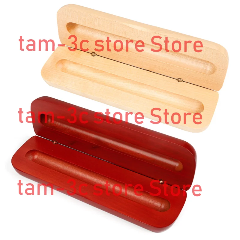 صندوق هدايا قلم حبر جاف مصنوع يدويًا، صناديق أقلام خشبية فارغة لصندوق تجميع علبة عيد ميلاد الأعمال، قلم واحد للحقيبة