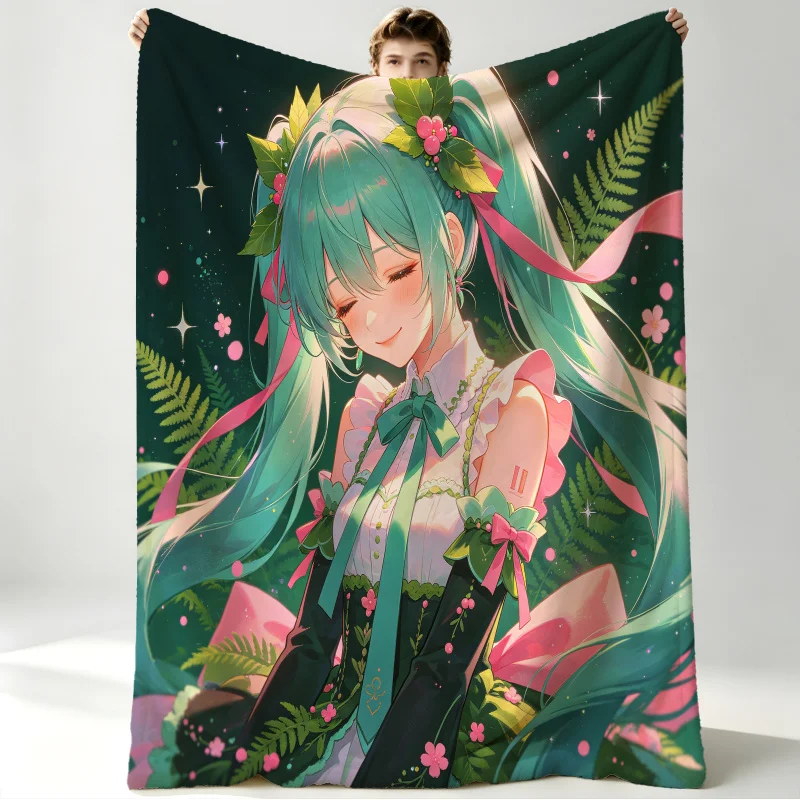 cobertor-com-estampa-hatsune-miku-estilo-floresta-macio-e-quente-nao-solta-fiapos-perfeito-para-sofa-carro-presente-para-fas-de-anime