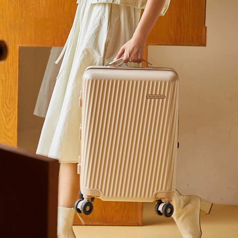 High Quality Travel Suitcases On Wheels Large Capacity 24/26/28/30 Inch Trolley Luggage Carrier Reinforced Durable Boarding Box