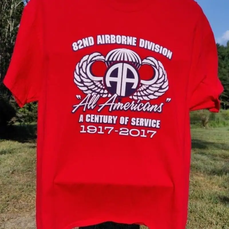 

82ND AIRBORNE DIVISION All Americans A Century of Service T Shirt Men's XL