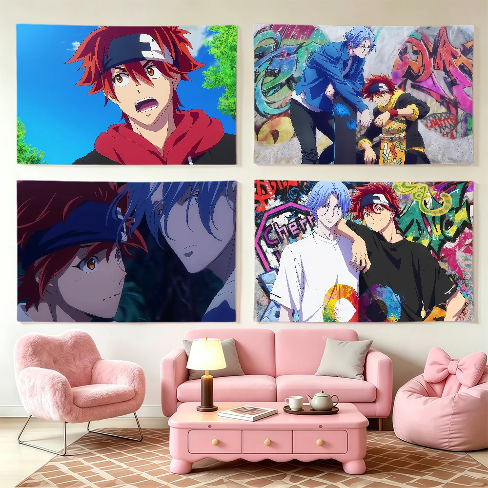 Anime S-SK8 the I-Infinity-Y flag  Club Interior Wall Creative Pattern Living Room Wall Art Party Outdoor Decor
