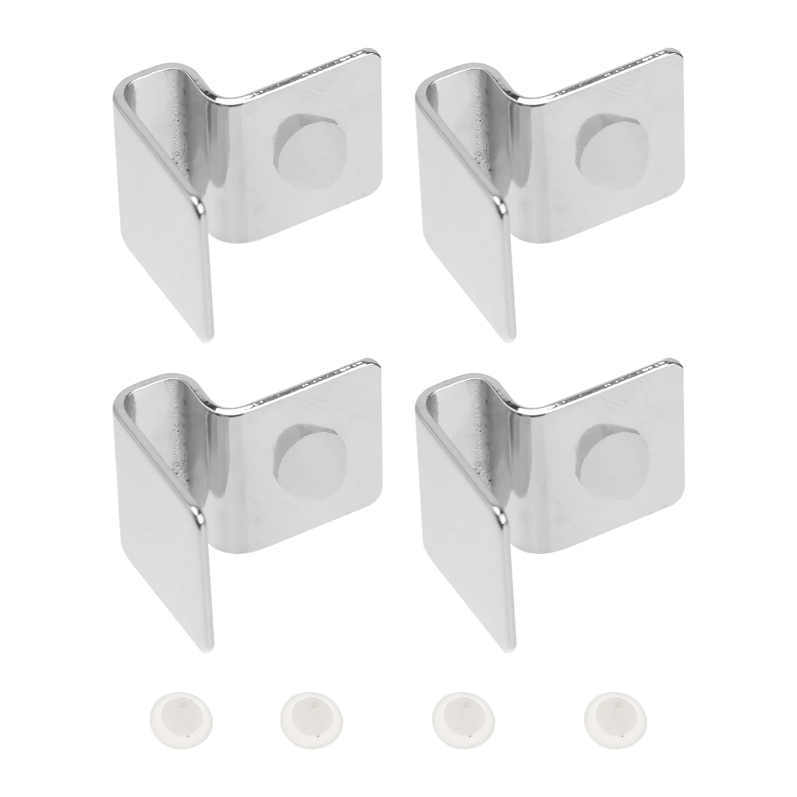 

4pcs Fish Tank Cover Bracket Stainless Supports Glass Clips Aquarium Buckle Metal Parts Water Pipe Holder Easy Installation Pet