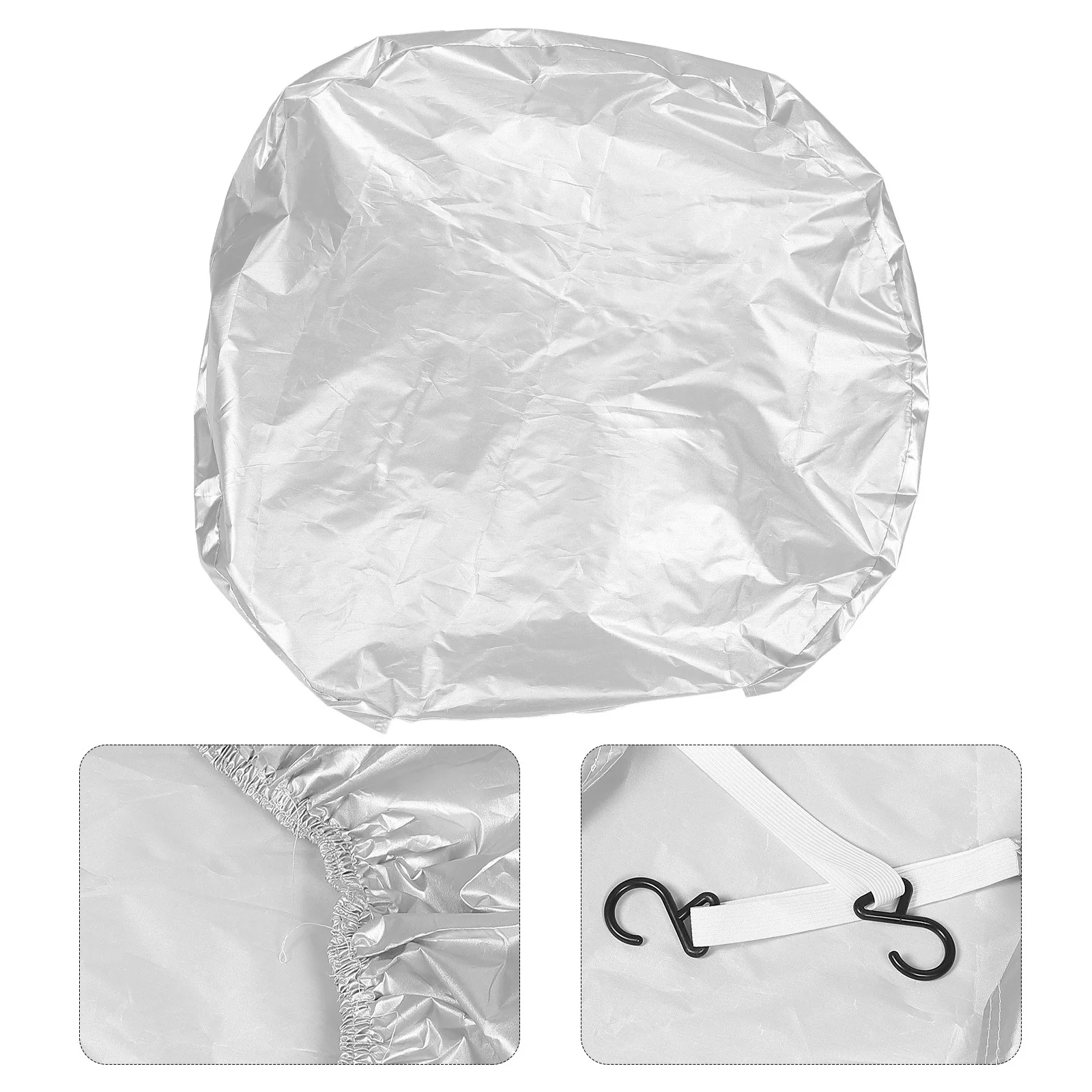 

Universal Spare Tire Cover Waterproof Taffeta Fabric Windproof Hook Design Car Wheel Protector for Trailers Suvs Rvs