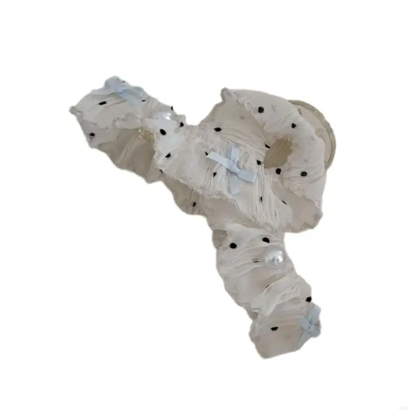 Pinza para acrílica, pinza para con agarre seguro, decoración encaje y puntos, accesorio para cabello a