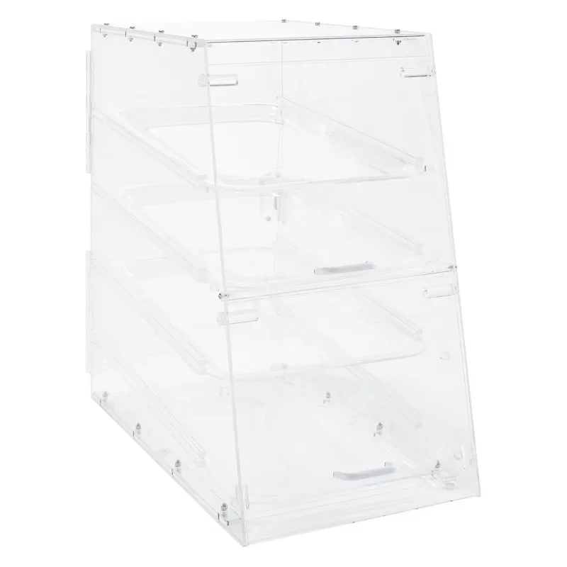 

Acrylic,Clear,Medium 4 4-Tier Pastry Display Case,