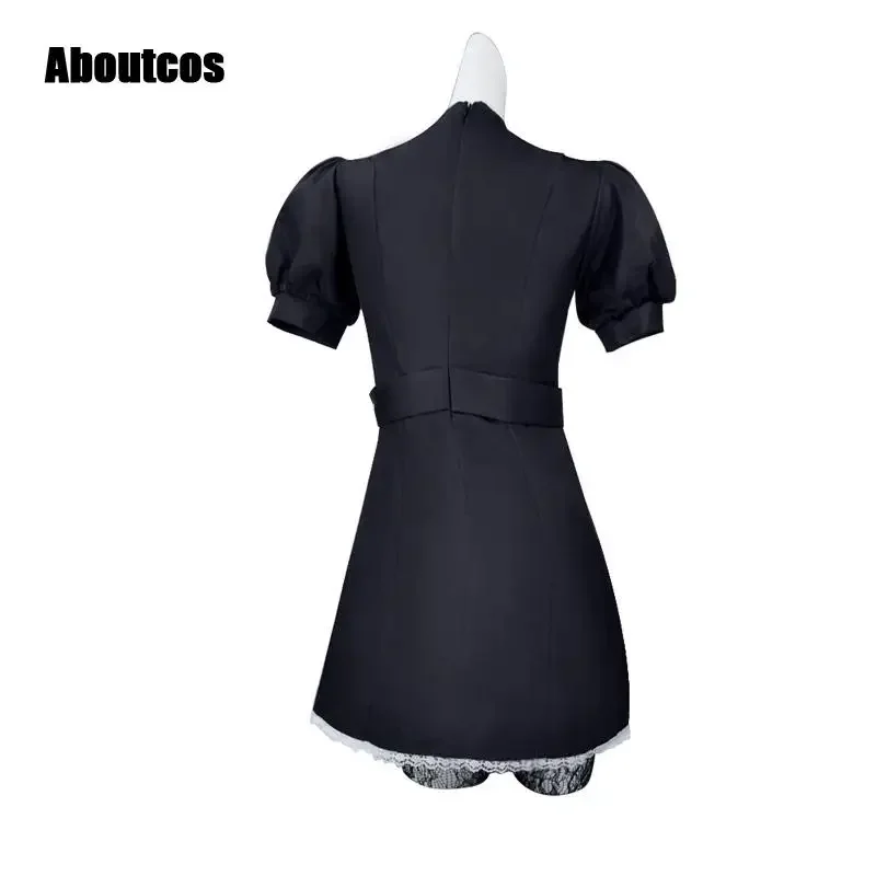 2025 New Aboutcos My -Up Darling Marin Kitagawa Cosplay Costume Uniform Kuroe Shizuku Black White Nurse Dress RER23 RQR78