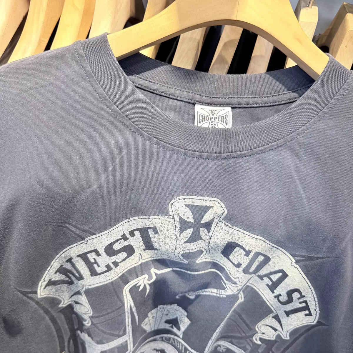 

Футболка Choppers с черепом, мужская и женская футболка большого размера, футболки