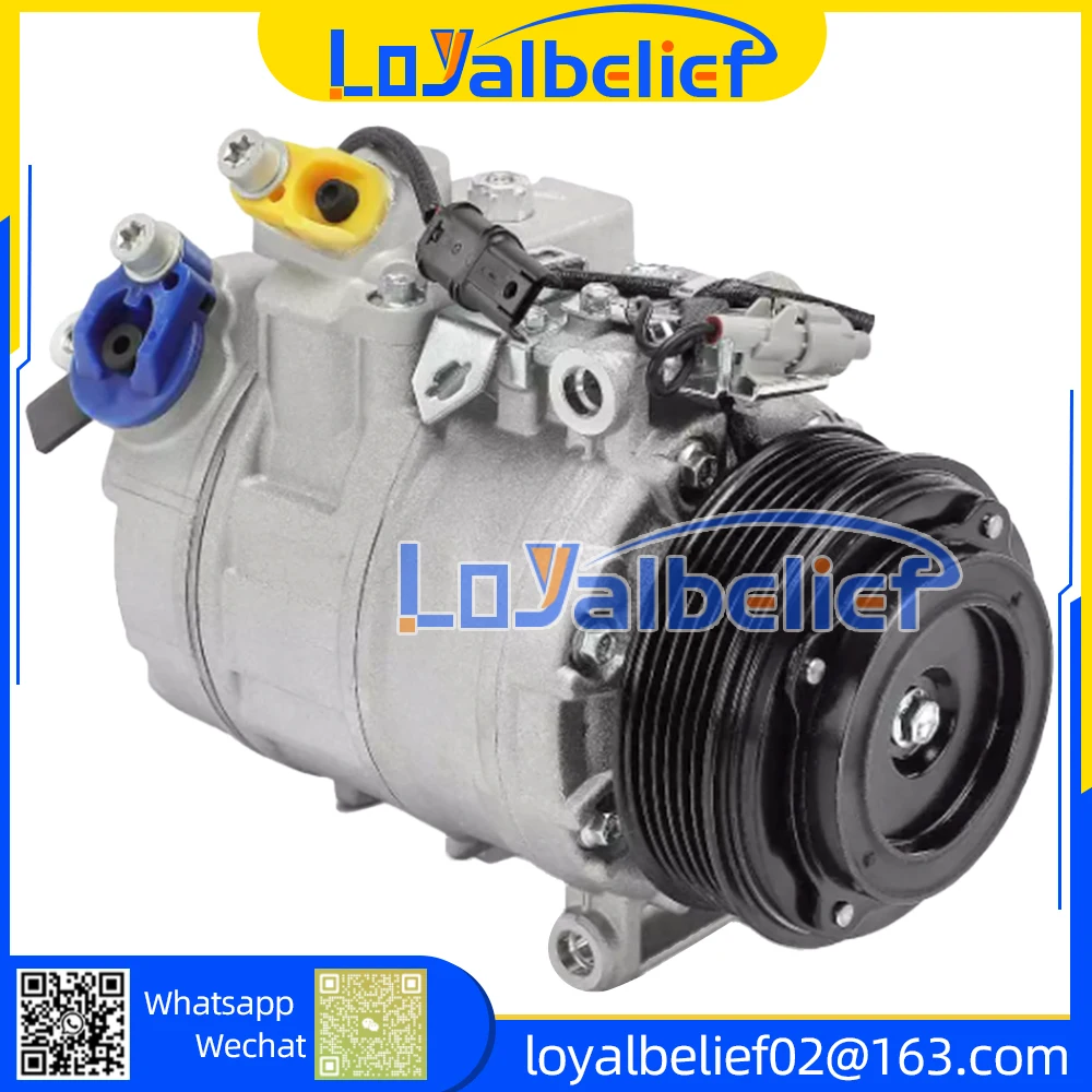 AC Compressor For BMW 1 3 SERIES E60 E61 E81 E87 E90 E91 E92 128i 318d 320d 64526987862 64509180549 64526961621 447260-1852