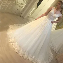 ZJ9218 Customized Sweetheart Pearls Beaded Wedding Dress Custom Made 2025 Sleeveless Princess Bridal Dresses Ball Gown