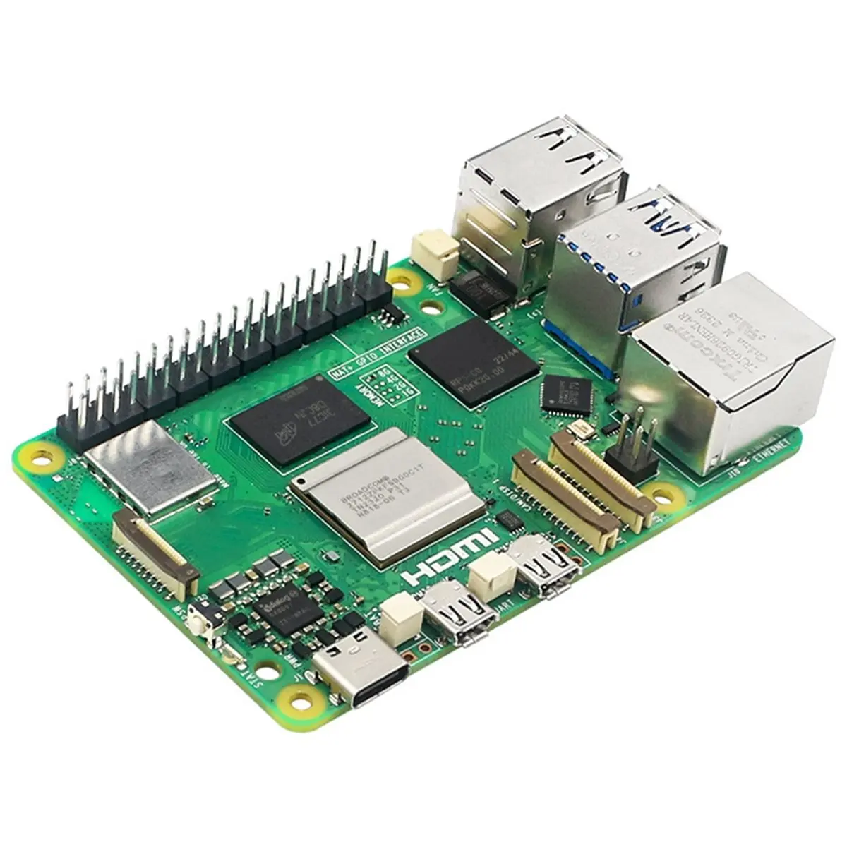 X14A& For IRasptek Starter Kit for Raspberry Pi 5 8GB RAM 8GB Board Pi5 Metal Case Active Cooler
