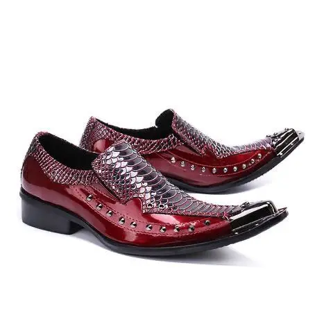 Red leather