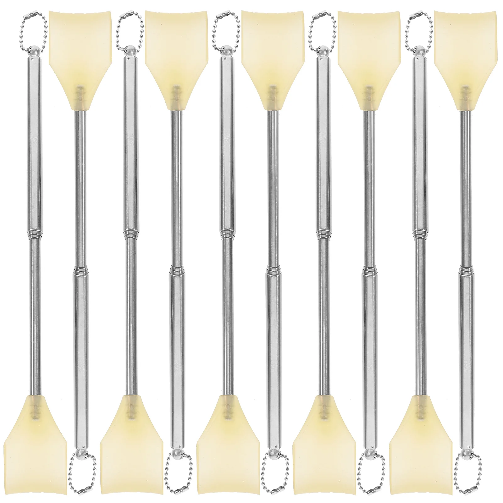 

10Pcs Back Scratcher Stainless Steel Retractable Long Handle Portable Itch Relief Scratch Tool for Adults Back Scratcher