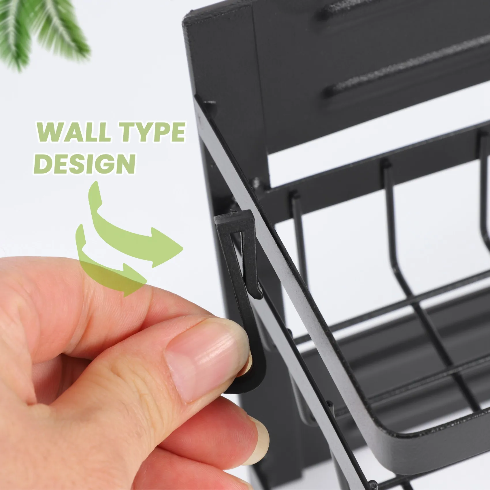 

A76K Магнитный держатель для бумажных полотенец Магнитный держатель для бумажных полотенец на холодильник Полка для специй Органайзер для хранения для кухни