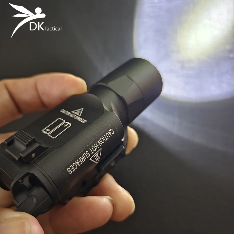 Sotac Tactical Surefir X300 X300U Ultra 400 lumens Metal Pistol Gun LED Light Fit 20mm Rail Airsoft Hanging Hunting Flashlight