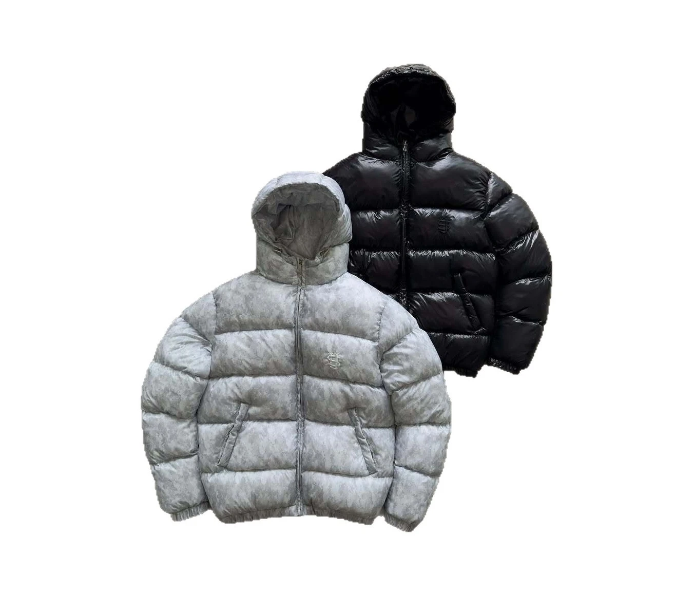 

Street Hip-hop Embroidery Cotton Jacket, Unisex Winter Warm Coat, Letter Patchwork Fashion Jacket for Men Women