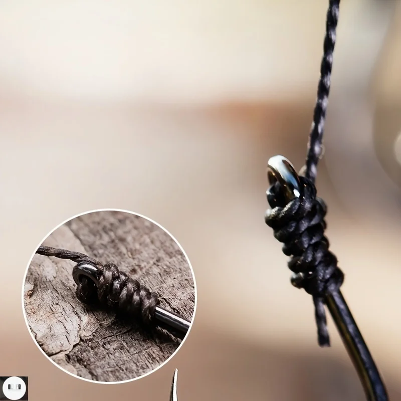 Schnurhaken + 10 g Blei-Drop-Set, Angel-Sets mit Schnurhaken, Angelhaken gegen Verwirrungen, Angelhaken zum Angeln von Wurfruten – Detail 3