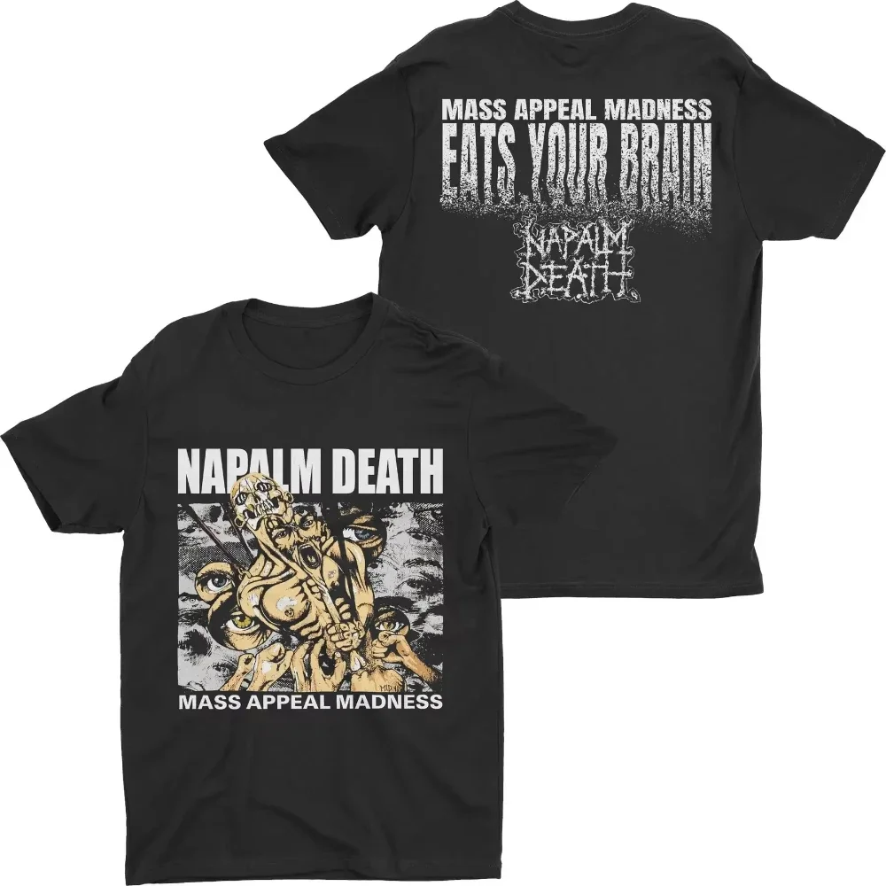 2025 المتضخم Y2k تي شيرت الهيب هوب نابالم الموت كتلة الاستئناف الجنون الأخضر ND تي شيرت خمر القطن الرجال النساء الملابس المحملة