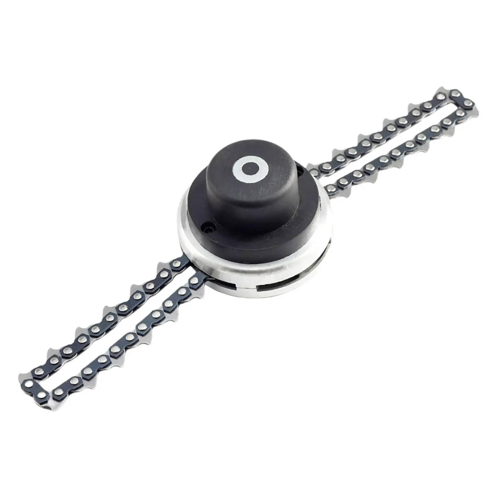 Lawn Mower Chain Weed Eater Head Metal Brush Cutter Universal 10mm Thread Garden Grass Trimmer Blade Replacement Tool