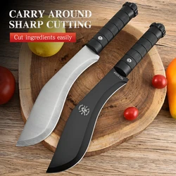 Mini Small Straight Knife Outdoor Camping Barbecue Portable Home Fruit Cutting Multi-Functional Knife