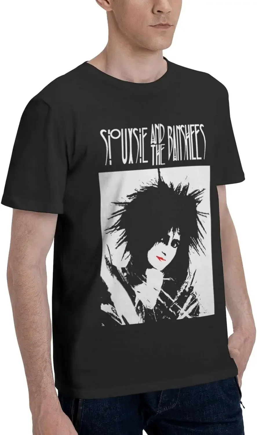 Siouxsie and The Banshees T Shirt Men's Summer O-Neck Tops Casual Short Sleeve Clothes